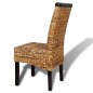 Esszimmerstühle 4 Stk. Abaca und Mango Massivholz Esszimmerstühle 4 Stk. Abaca und Mango Massivholz