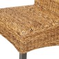 Esszimmerstühle 4 Stk. Abaca und Mango Massivholz Esszimmerstühle 4 Stk. Abaca und Mango Massivholz