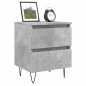 vidaXL Nachttische 2 Stk. Betongrau 40x35x50 cm Holzwerkstoff vidaXL Nachttische 2 Stk. Betongrau 40x35x50 cm Holzwerkstoff