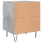 vidaXL Nachttische 2 Stk. Betongrau 40x35x50 cm Holzwerkstoff vidaXL Nachttische 2 Stk. Betongrau 40x35x50 cm Holzwerkstoff