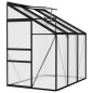 vidaXL Gewächshaus Anthrazit Aluminium 3,8 m³ vidaXL Gewächshaus Anthrazit Aluminium 3,8 m³