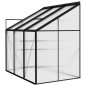 vidaXL Gewächshaus Anthrazit Aluminium 3,8 m³ vidaXL Gewächshaus Anthrazit Aluminium 3,8 m³