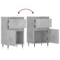 vidaXL Sideboards 2 Stk. Betongrau 40x35x70 cm Holzwerkstoff vidaXL Sideboards 2 Stk. Betongrau 40x35x70 cm Holzwerkstoff
