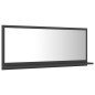 vidaXL Badspiegel Grau 90x10,5x37 cm Holzwerkstoff vidaXL Badspiegel Grau 90x10,5x37 cm Holzwerkstoff