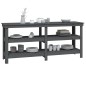 vidaXL Werkbank Grau 181x50x80 cm Massivholz Kiefer vidaXL Werkbank Grau 181x50x80 cm Massivholz Kiefer