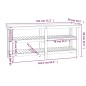 vidaXL Werkbank Grau 181x50x80 cm Massivholz Kiefer vidaXL Werkbank Grau 181x50x80 cm Massivholz Kiefer