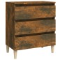 vidaXL Sideboard Räuchereiche 60x35x69 cm Holzwerkstoff vidaXL Sideboard Räuchereiche 60x35x69 cm Holzwerkstoff