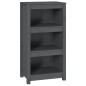 vidaXL Bücherregal Grau 50x35x97 cm Massivholz Kiefer vidaXL Bücherregal Grau 50x35x97 cm Massivholz Kiefer