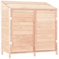 vidaXL Geräteschuppen 102x52x112 cm Massivholz Tanne vidaXL Geräteschuppen 102x52x112 cm Massivholz Tanne