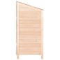 vidaXL Geräteschuppen 102x52x112 cm Massivholz Tanne vidaXL Geräteschuppen 102x52x112 cm Massivholz Tanne