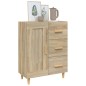 vidaXL Sideboard Sonoma-Eiche 69,5x34x90 cm Holzwerkstoff vidaXL Sideboard Sonoma-Eiche 69,5x34x90 cm Holzwerkstoff