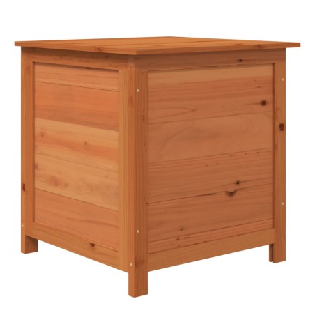 vidaXL Outdoor-Kissenbox Braun 50x50x56 cm Massivholz Tanne