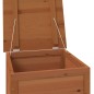 vidaXL Outdoor-Kissenbox Braun 50x50x56 cm Massivholz Tanne vidaXL Outdoor-Kissenbox Braun 50x50x56 cm Massivholz Tanne