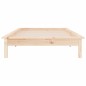 vidaXL Massivholzbett mit LEDs 90x200 cm vidaXL Massivholzbett mit LEDs 90x200 cm