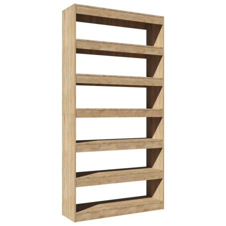 vidaXL Bücherregal/Raumteiler Sonoma-Eiche 100×30×198 cm Holzwerkstoff