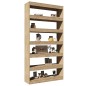 vidaXL Bücherregal/Raumteiler Sonoma-Eiche 100×30×198 cm Holzwerkstoff vidaXL Bücherregal/Raumteiler Sonoma-Eiche 100×30×198 cm Holzwerkstoff