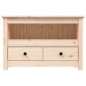 vidaXL TV-Schrank 79x35x52 cm Massivholz Kiefer vidaXL TV-Schrank 79x35x52 cm Massivholz Kiefer