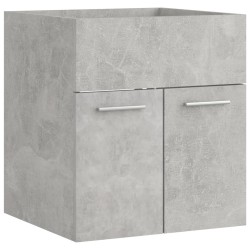 vidaXL Waschbeckenunterschrank Betongrau 41x38,5x46 cm Holzwerkstoff