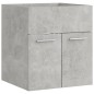 vidaXL Waschbeckenunterschrank Betongrau 41x38,5x46 cm Holzwerkstoff vidaXL Waschbeckenunterschrank Betongrau 41x38,5x46 cm Holzwerkstoff