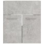 vidaXL Waschbeckenunterschrank Betongrau 41x38,5x46 cm Holzwerkstoff vidaXL Waschbeckenunterschrank Betongrau 41x38,5x46 cm Holzwerkstoff