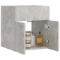 vidaXL Waschbeckenunterschrank Betongrau 41x38,5x46 cm Holzwerkstoff vidaXL Waschbeckenunterschrank Betongrau 41x38,5x46 cm Holzwerkstoff