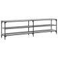 vidaXL TV-Schrank Grau Sonoma 180x30x50 cm Holzwerkstoff und Metall vidaXL TV-Schrank Grau Sonoma 180x30x50 cm Holzwerkstoff und Metall
