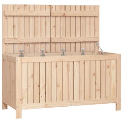 vidaXL Gartentruhe 121x55x64 cm Massivholz Kiefer