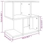 vidaXL Nachttische 2 Stk. Braun Eiche-Optik 50x30x51,5cm Holzwerkstoff vidaXL Nachttische 2 Stk. Braun Eiche-Optik 50x30x51,5cm Holzwerkstoff