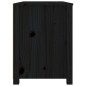 vidaXL Beistellschrank Schwarz 100x40x54 cm Massivholz Kiefer vidaXL Beistellschrank Schwarz 100x40x54 cm Massivholz Kiefer