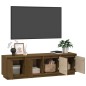 vidaXL TV-Schrank Honigbraun 156x37x45 cm Massivholz Kiefer vidaXL TV-Schrank Honigbraun 156x37x45 cm Massivholz Kiefer