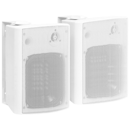 vidaXL Wandlautsprecher Stereo 2 Stk. Weiß Indoor Outdoor 120 W