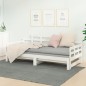 vidaXL Tagesbett Ausziehbar Weiß Massivholz Kiefer 2x(90x200) cm vidaXL Tagesbett Ausziehbar Weiß Massivholz Kiefer 2x(90x200) cm