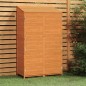 vidaXL Geräteschuppen Braun 102x52x174,5 cm Massivholz Tanne vidaXL Geräteschuppen Braun 102x52x174,5 cm Massivholz Tanne