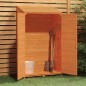 vidaXL Geräteschuppen Braun 102x52x174,5 cm Massivholz Tanne vidaXL Geräteschuppen Braun 102x52x174,5 cm Massivholz Tanne