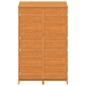 vidaXL Geräteschuppen Braun 102x52x174,5 cm Massivholz Tanne vidaXL Geräteschuppen Braun 102x52x174,5 cm Massivholz Tanne