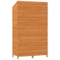 vidaXL Geräteschuppen Braun 102x52x174,5 cm Massivholz Tanne vidaXL Geräteschuppen Braun 102x52x174,5 cm Massivholz Tanne