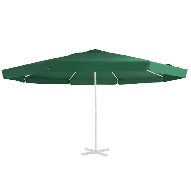 vidaXL Ersatzbezug für Sonnenschirm Grün 500 cm vidaXL Ersatzbezug für Sonnenschirm Grün 500 cm