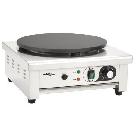 vidaXL Elektrischer Crepe-Maker mit ausziehbarem Tablett 40 cm 3000 W 