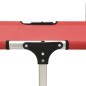 vidaXL Extra Hohe Klappbare Senioren-Sonnenliege Rot Aluminium vidaXL Extra Hohe Klappbare Senioren-Sonnenliege Rot Aluminium