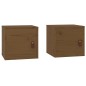 vidaXL Wandschränke 2 Stk. Honigbraun 31,5x30x30 cm Massivholz Kiefer vidaXL Wandschränke 2 Stk. Honigbraun 31,5x30x30 cm Massivholz Kiefer