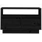 vidaXL TV-Schrank Schwarz 60x35x37 cm Massivholz Kiefer vidaXL TV-Schrank Schwarz 60x35x37 cm Massivholz Kiefer