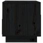 vidaXL TV-Schrank Schwarz 60x35x37 cm Massivholz Kiefer vidaXL TV-Schrank Schwarz 60x35x37 cm Massivholz Kiefer