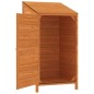 vidaXL Geräteschuppen Braun 55x52x112 cm Massivholz Tanne vidaXL Geräteschuppen Braun 55x52x112 cm Massivholz Tanne