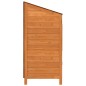 vidaXL Geräteschuppen Braun 55x52x112 cm Massivholz Tanne vidaXL Geräteschuppen Braun 55x52x112 cm Massivholz Tanne