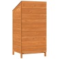 vidaXL Geräteschuppen Braun 55x52x112 cm Massivholz Tanne vidaXL Geräteschuppen Braun 55x52x112 cm Massivholz Tanne