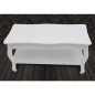 vidaXL Couchtisch mit Ablage MDF Weiß vidaXL Couchtisch mit Ablage MDF Weiß