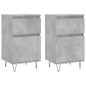 vidaXL Sideboards 2 Stk. Betongrau 40x35x70 cm Holzwerkstoff vidaXL Sideboards 2 Stk. Betongrau 40x35x70 cm Holzwerkstoff