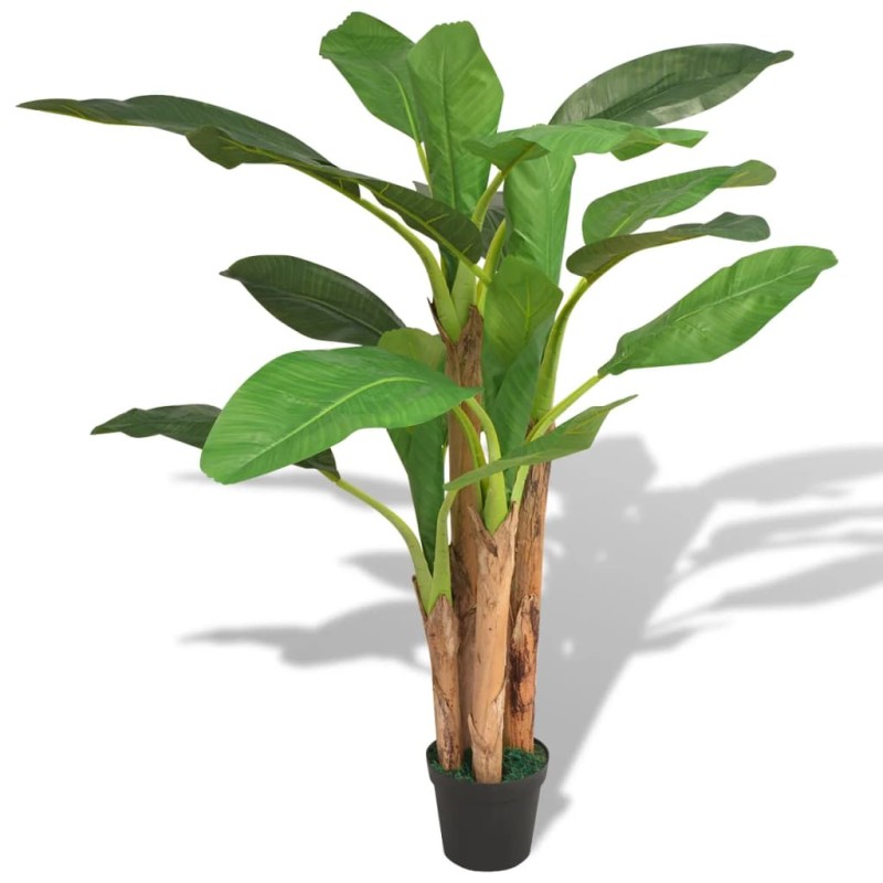 vidaXL Künstlicher Bananenbaum mit Topf 175 cm Grün vidaXL Künstlicher Bananenbaum mit Topf 175 cm Grün