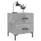 vidaXL Nachttische 2 Stk. Betongrau 40x35x47,5 cm Holzwerkstoff vidaXL Nachttische 2 Stk. Betongrau 40x35x47,5 cm Holzwerkstoff