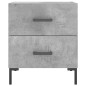 vidaXL Nachttische 2 Stk. Betongrau 40x35x47,5 cm Holzwerkstoff vidaXL Nachttische 2 Stk. Betongrau 40x35x47,5 cm Holzwerkstoff